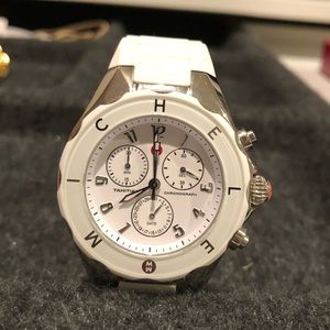 White Michele Jelly Watch!